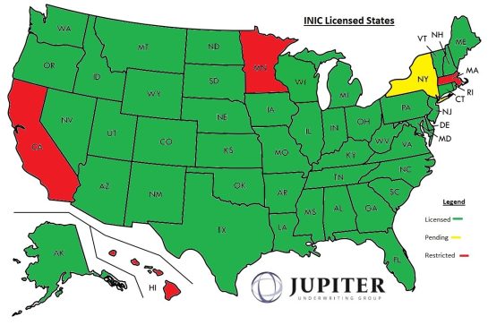 jupiterug map of locations